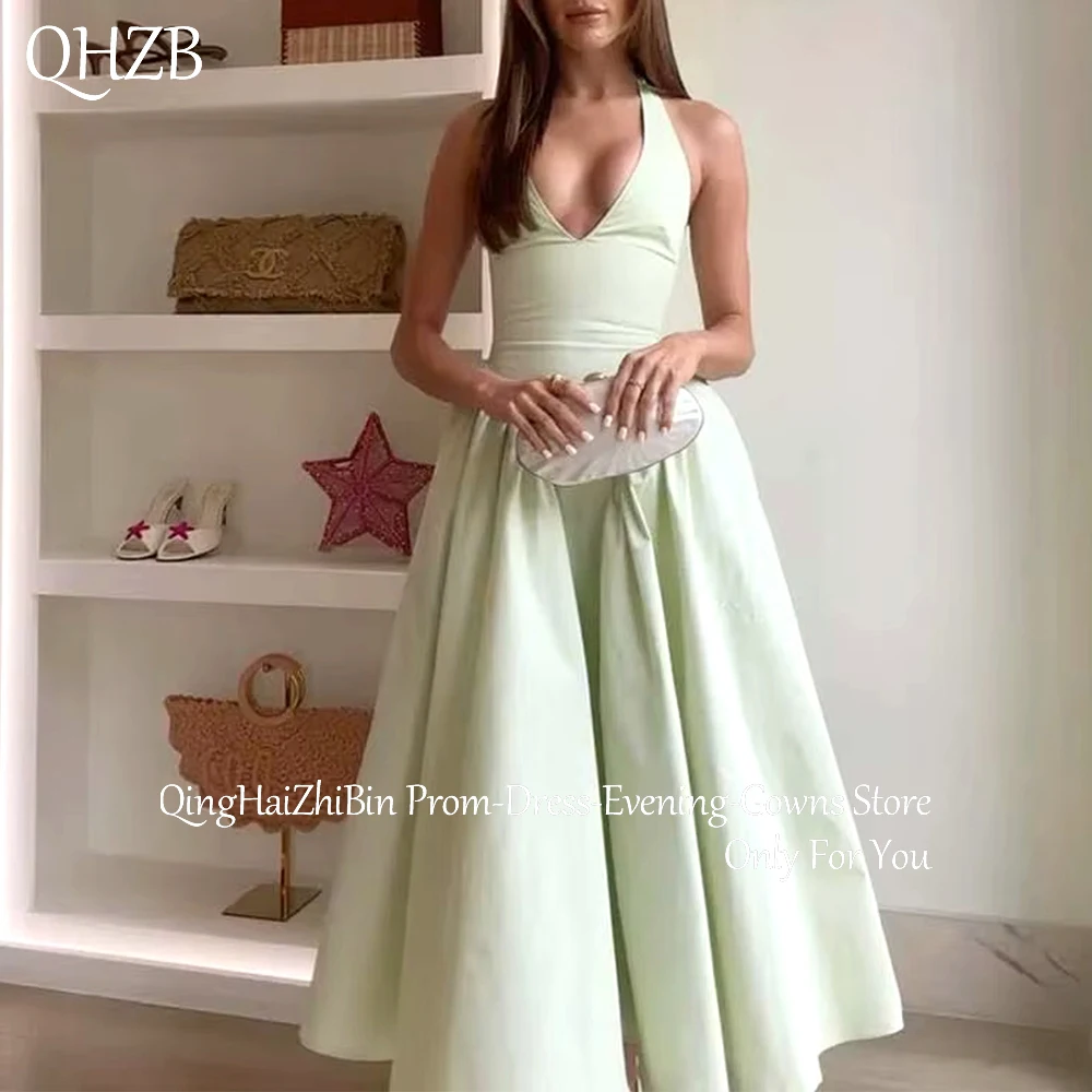 Dostosowane Krótkie Sukienki Koktajlowe Damskie na Specjalne Okazje Dekolt V Linia A Bez Rękawów Sukienka na Bal Studniówkowy Powrót do Domu Lato 2025