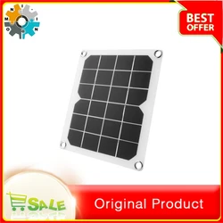 omni-in 10W 5V waterproof monocrystalline silicon solar panel, outdoor dual USB charger semi-flexible solar photovoltaic panel