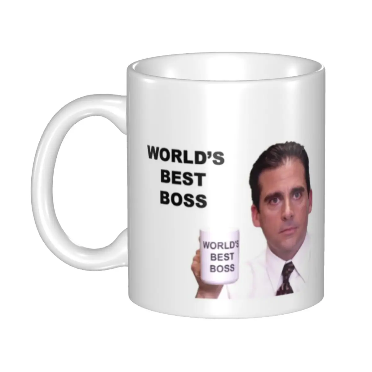 Michael Scott Worlds Best Boss Tea Coffee Mugs Bachelorette Party Team Groomsman Cups Wedding Gifts