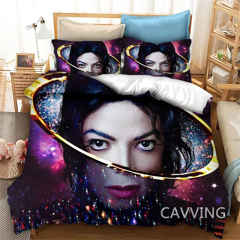 

Michael Jackson 3D Bedding Set Duvet Covers & Pillow Cases Comforter Quilt Cover Home Textile (US/EU/AU Sizes) R01