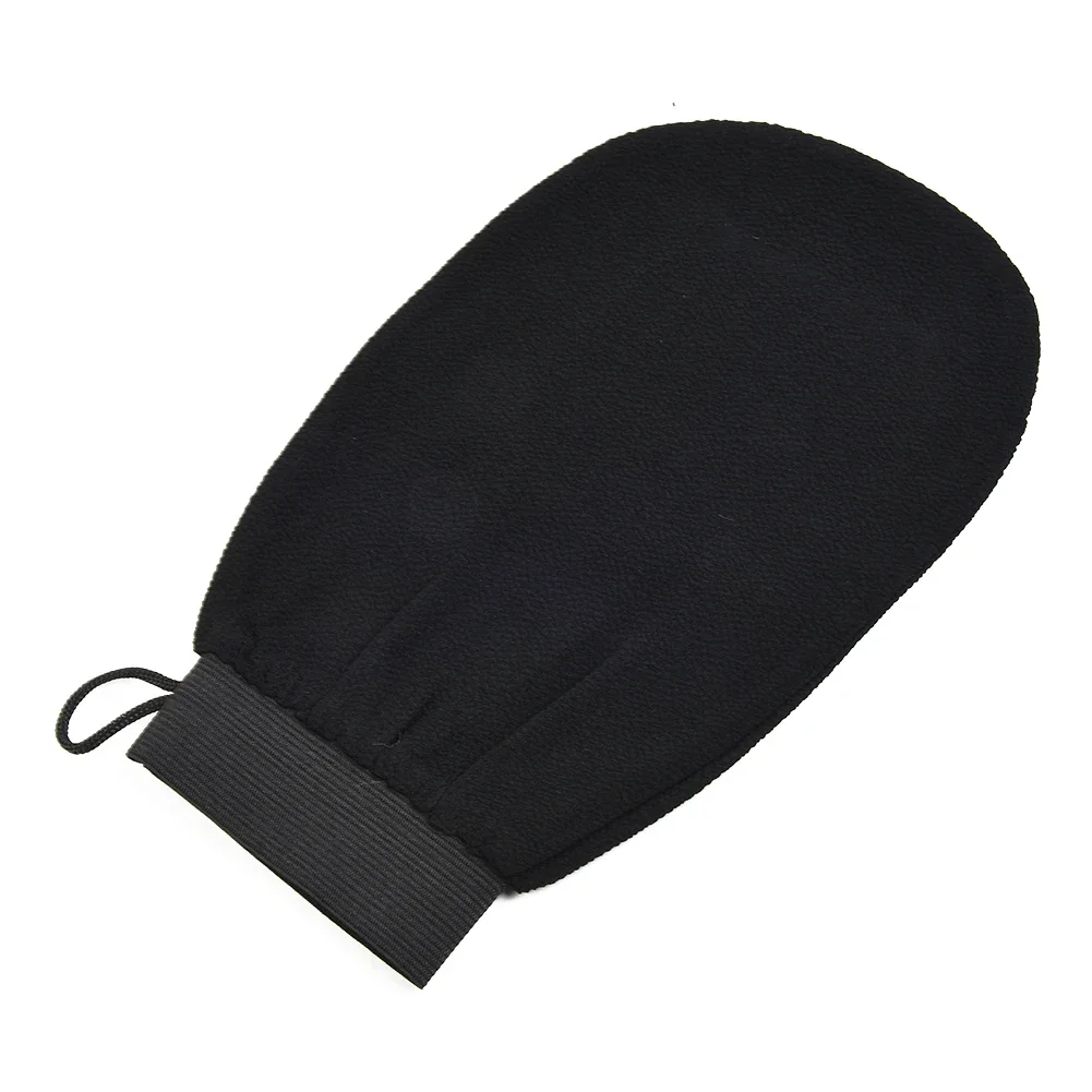 1/2pcs 5.9*8.3 Inch Exfoliating Gloves Black Cleaning Body Towel For Exfoliate Unclog Pores Bathroom Accessories