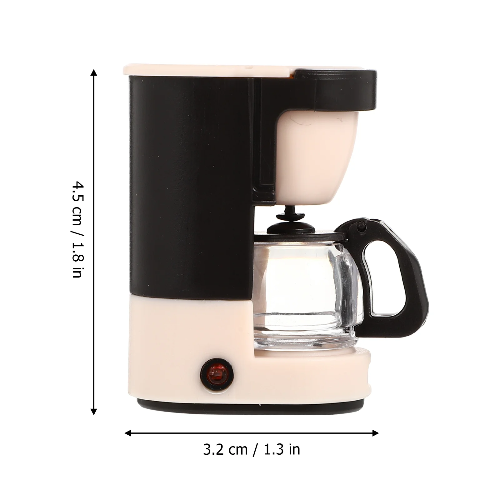 Macchina da caffè in miniatura Macchina per bambini Giocattoli per bambini Accessori da cucina per bambini Creatori di plastica per bambini