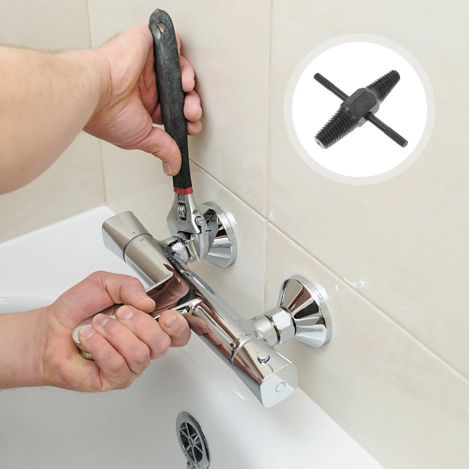 

1 set 1 Set Damaged Extractor 3/4 Inch 1/2 Inch For Faucet Damaged Screw Extractor Broken Screw Remover Tool Hand Tools