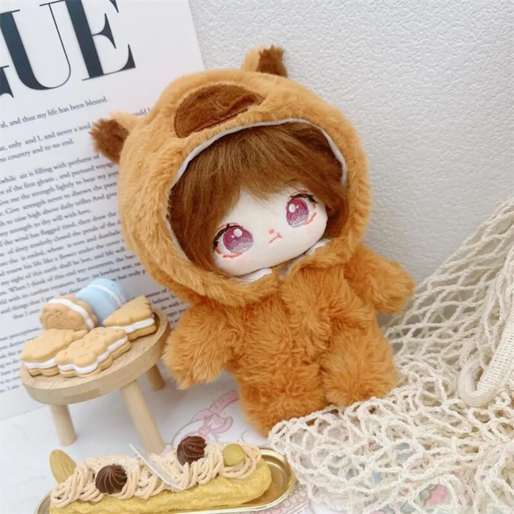 

Capybara Jumpsuit 20cm Cotton Doll Clothes Animals Onesuit Star Doll Jumpsuit Lovely Kawaii No Attributes Dolls Clothes