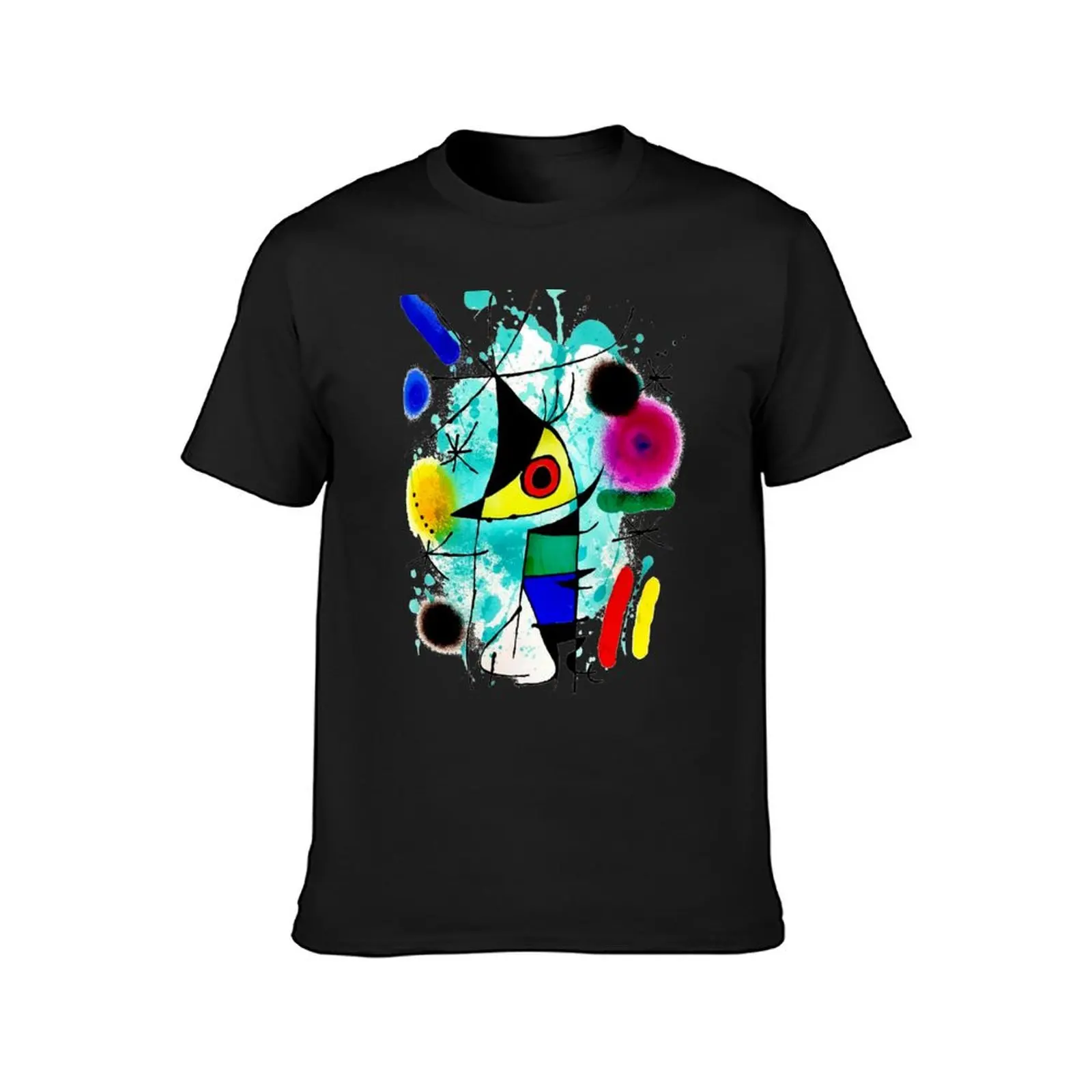 Joan Miró Abstract Surrealism - 'The Singing Fish' T-Shirt animal prinfor boys quick-drying plus sizes anime men t shirt