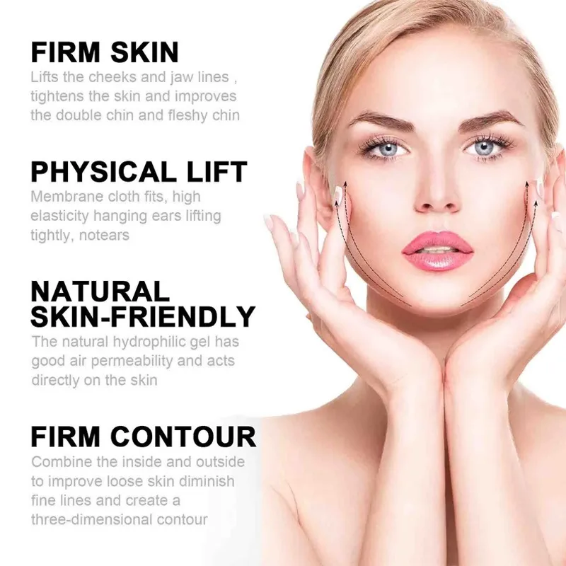 3pcs Face Line Lifting Tape, Double Chin Training Tape, Chin Lifting Tape, Sculpting Collagen with Aloe Vera And Hyaluronic. - view 5