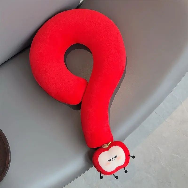 2025 Love and Deepspace Anime Gioco Cos Caleb Nuovo 40x60 cm Unisex Semplice Carino Punto interrogativo Pisolino Cuscino per il collo Regalo divertente