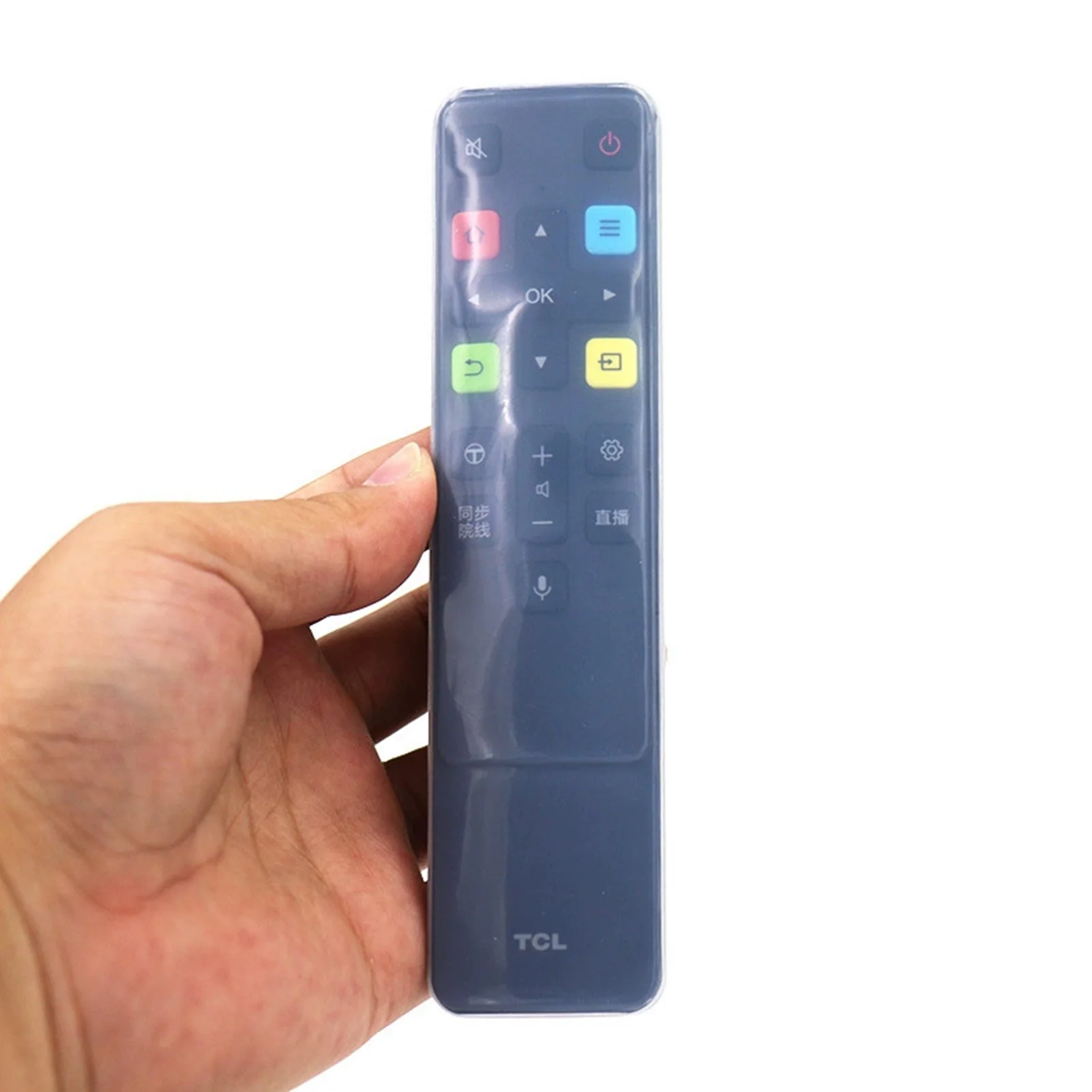 Home Entertainment Remote Cover Transparent Waterproof Case for TV Silicone Protective Sleeve Dustproof Guard