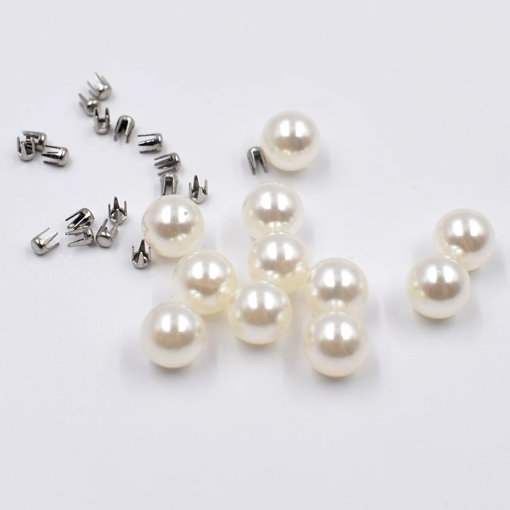 Pearl Beads Tool Rivet Installer Beads Mold Press Subliminale for Clothing Mother-of-pearl Buttons Trim Shoe Crafts Bag Making