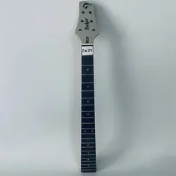 FN274 Original Genuine Badger STB013 6 String Electric Guitar Neck Silver Headstock Maple+Rosewood 22 Frets for DIY Replace