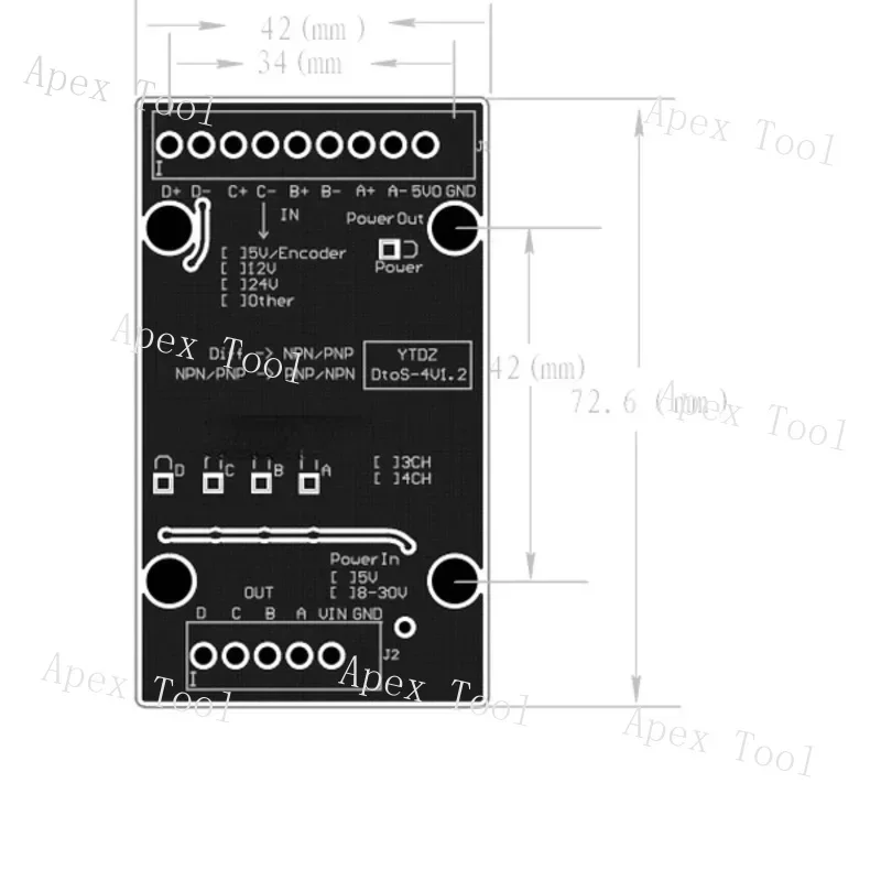 To Single-Ended Differential To Collector High-Speed Optocoupler Isolation NPN PNP Mutual Conversion