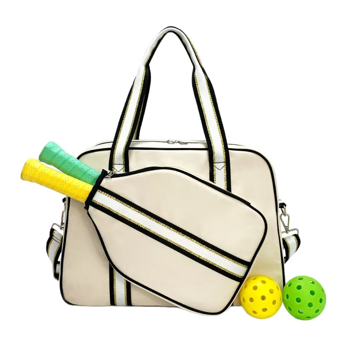 Multifunctional and convenient sports racket bag Tennis racket bag One shoulder crossbody pickle bag