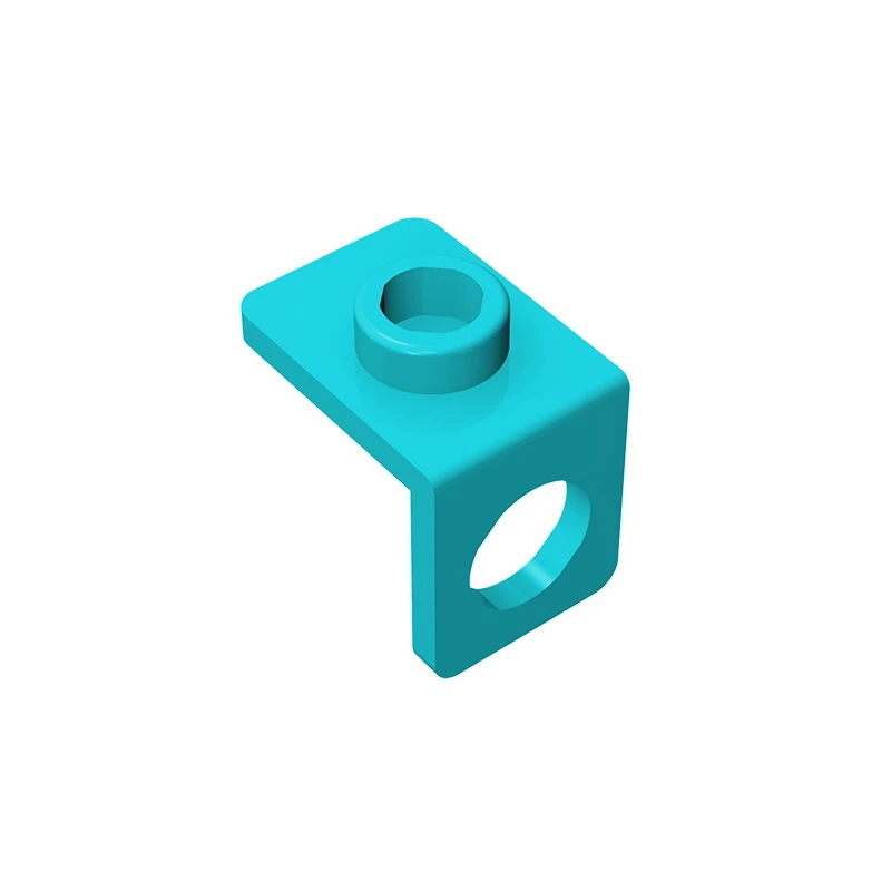 Gobricks GDS-1165 Minifig Neck Bracket with Back Stud - Thin Back Wall compatible with lego 42446 pieces of children\'s DIY