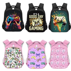 Funny Gamepads Print Backpack Video Game Controller Fans for Teenagers School Bag Gamer Laptop Rucksack Children Book Bags Gift