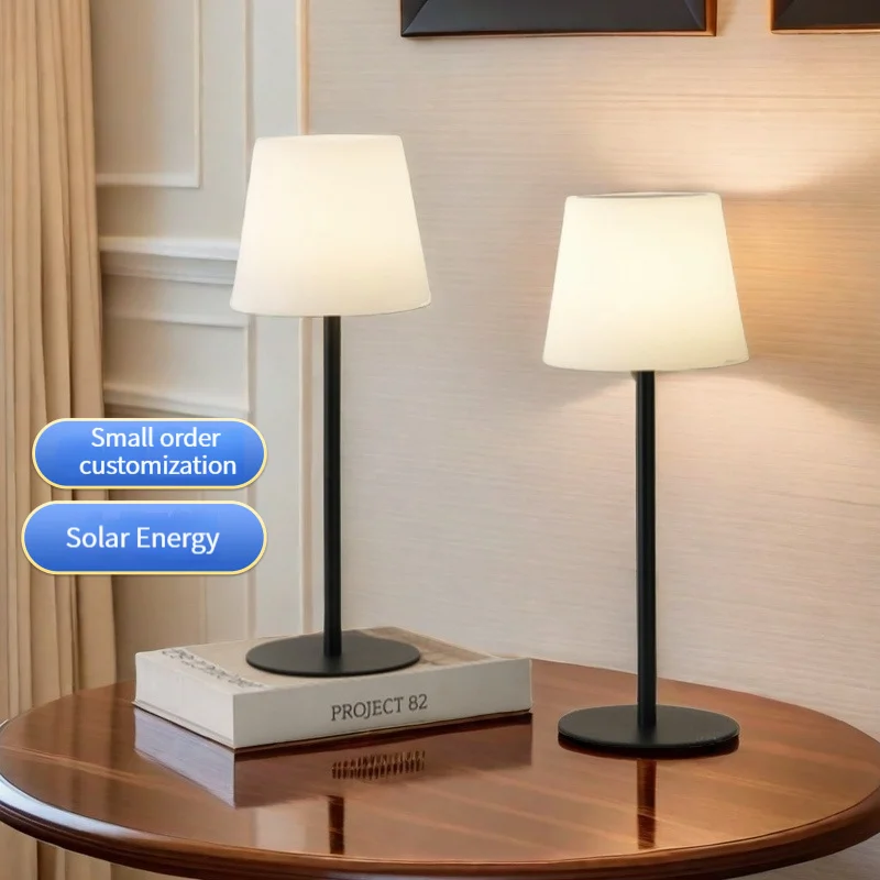 

Outdoor solar desk lamp, Courtyard villa bar counter, Coffee table lamp, Lawn lamp, Outdoor desk lamp, LED lamp, Night light