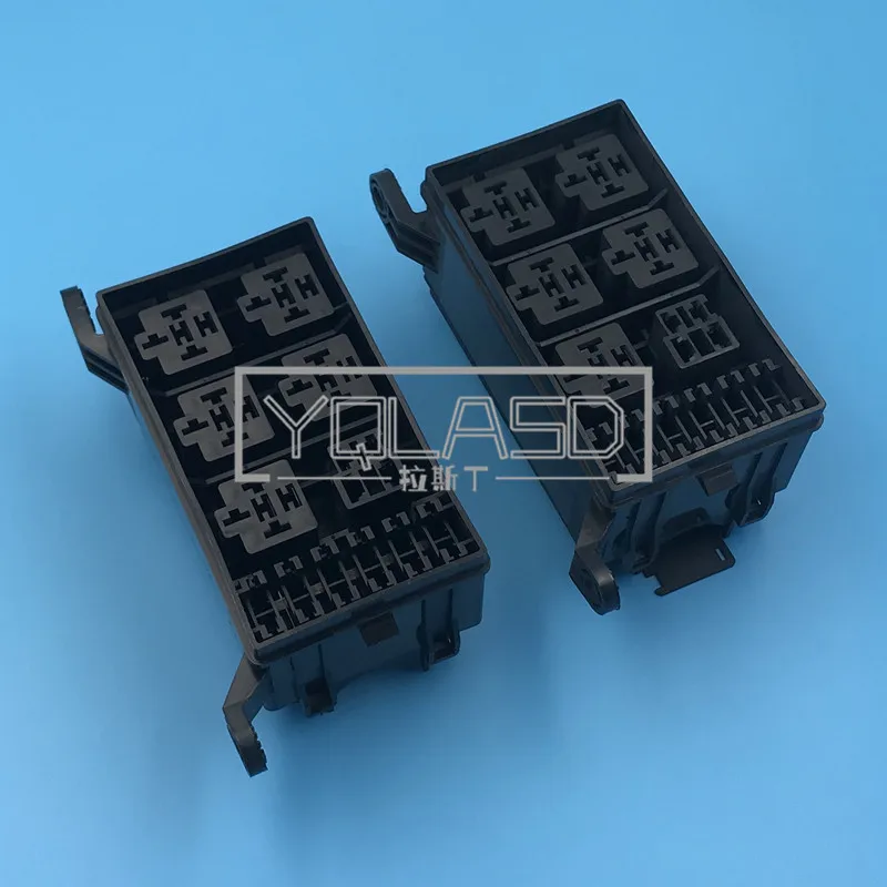 Коробка реле с 12 слотами, 6 реле, 6 стандартных держателей предохранителей ATC/ATO, блок с булавками, универсальная автомобильная сборка переменного тока, автомобильная страховка