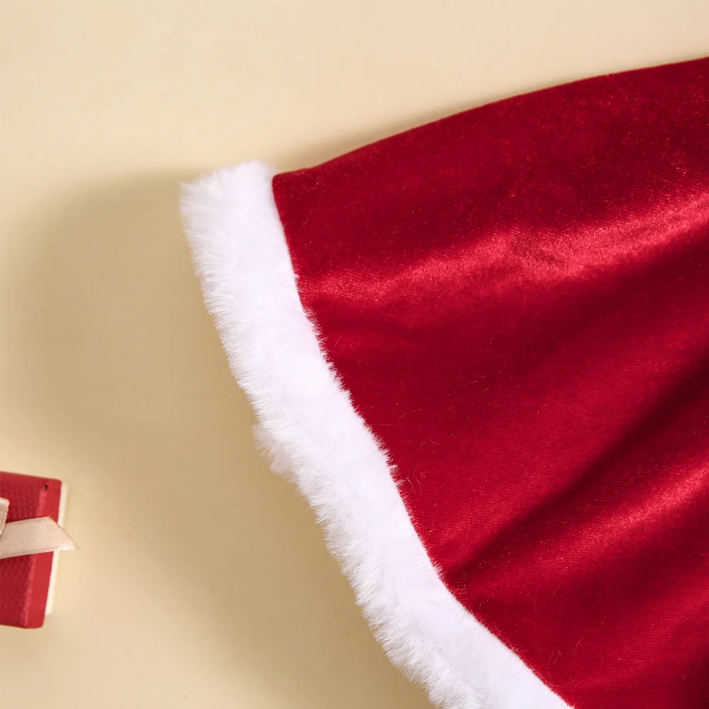 فساتين أنيقة للفتيات فساتين أميرات سانتا كلوز للحفلات الليلية وأعياد الميلاد وعيد الميلاد للأطفال هدايا حفلة عيد الميلاد #5