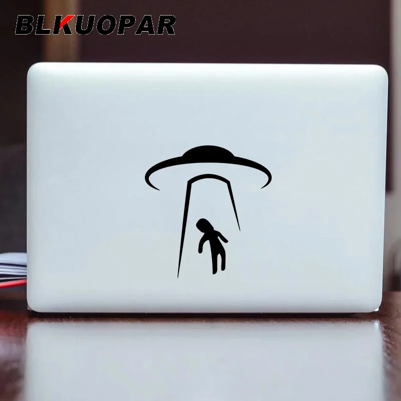 

BLKUOPAR People Sucked Away By Spaceships Car Stickers Creative Occlusion Scratch Decal Laptop Bumper RV ATV Car Door Protector