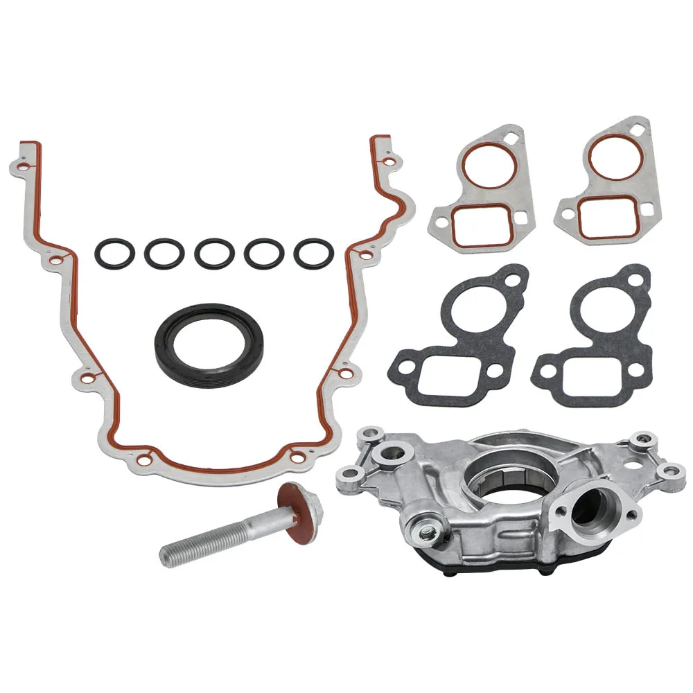 Oil Pump + Cover Gaskets + Balancer Bolt For GMC LS 5.3L 6.0L For Buick for Chevy Corvette 1997-2007 for JV5158