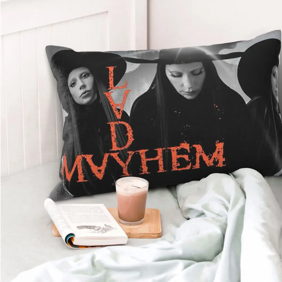Lady Gaga Mayhem Album Rectangle Pillowcase Cushion Cover Decor Bedroom Bed Home Comfort Throw Pillow