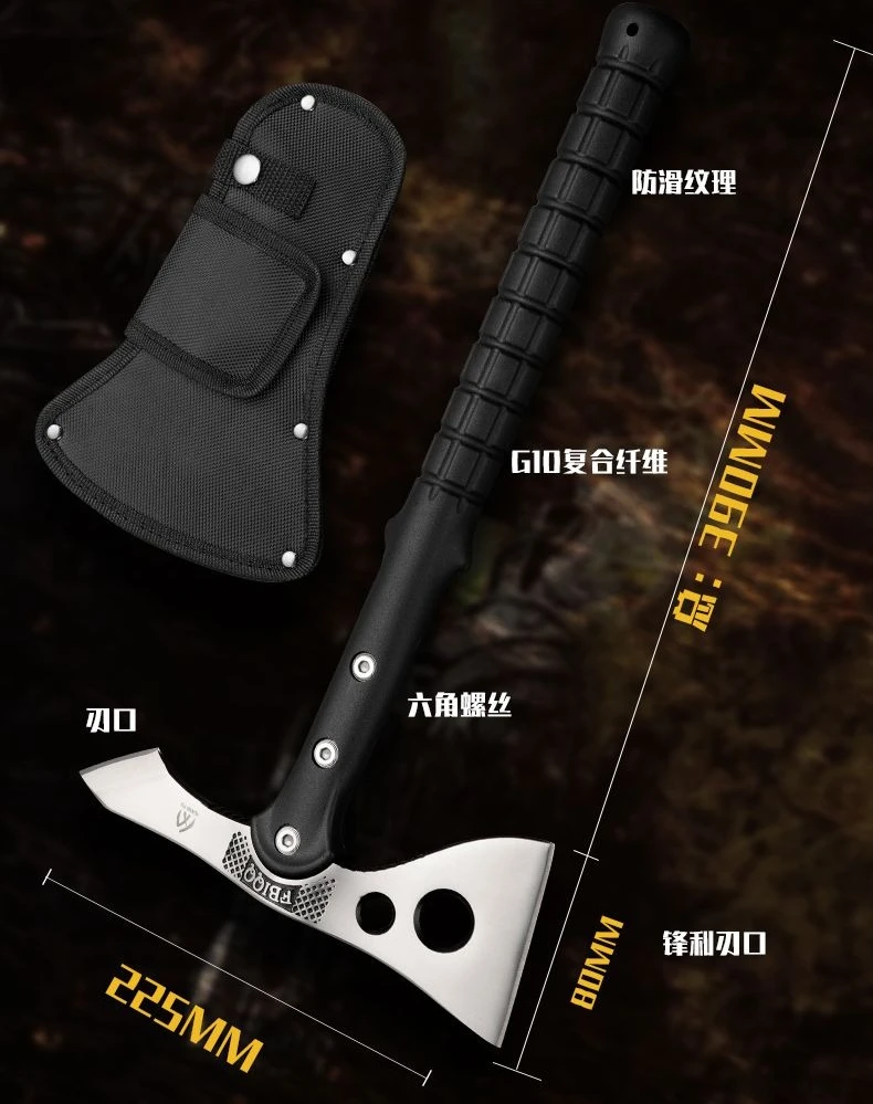 

Multi Functional Outdoor Survival Camping Hammer Axe Self-defense Tactics Hand Axe Mountain Cutting Engineer Axe Hammer