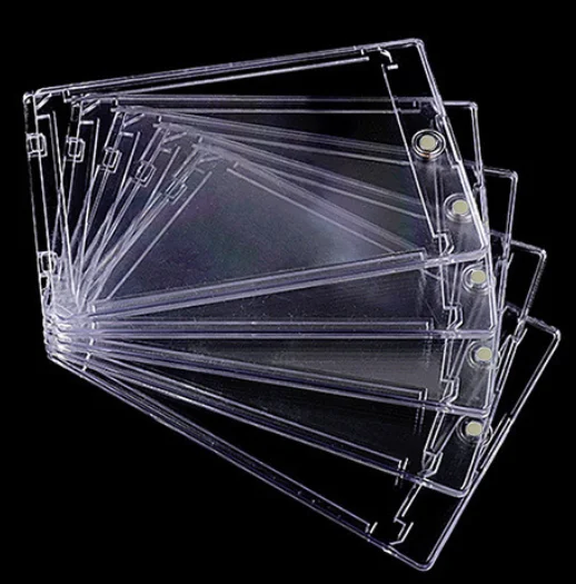 Magnetic Clear Card Display Sleeves (1/5/10 PCS)