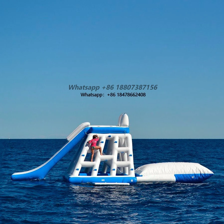 

Новая надувная пирамида для аквапарка: водная горка, надувная пирамида для лазания, плавания и катапультирования (Blob)