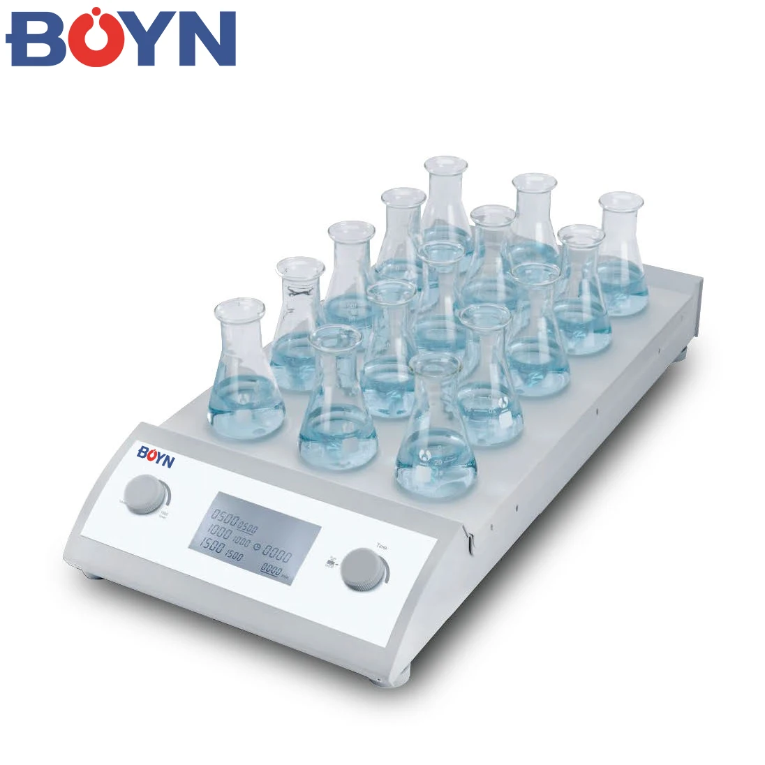 

BN-MST-S15 Laboratory Equipment 15-Position Magnetic Stirrer with LCD Display Intense Stirring 100-1500rpm Magnetic Stirrer