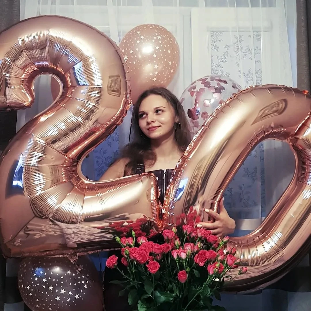 2pcs 30/40inch Rose Gold Silver Number Foil Helium Balloons Congratulate 20 Years Old Adult Birthday Party Decoration Supplies