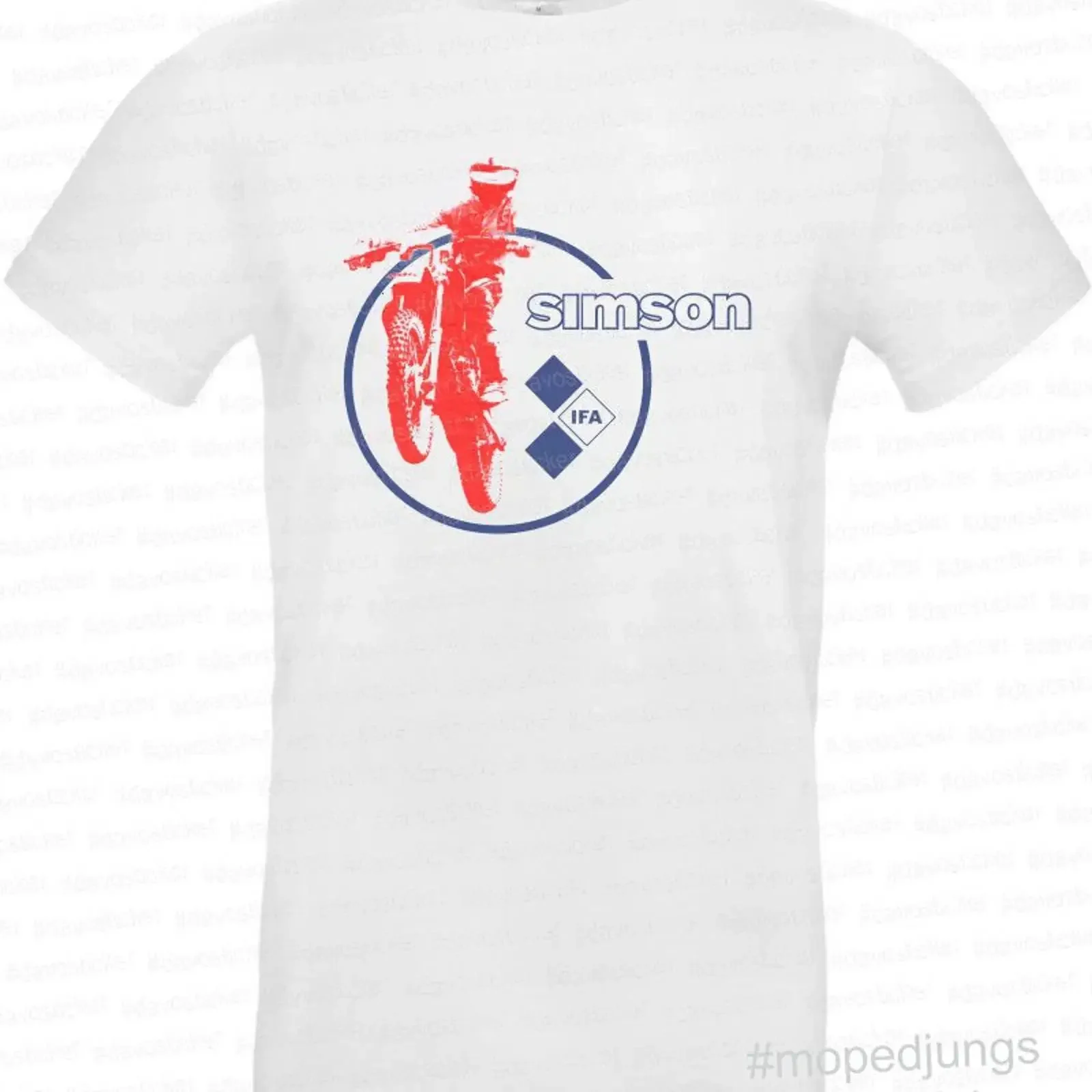 T Shirt Simson GS IFA DDR Mopedjungs B amp C WARE vintage Washed Stretched Stylish homme Casual Unisex streetwear Comfortable