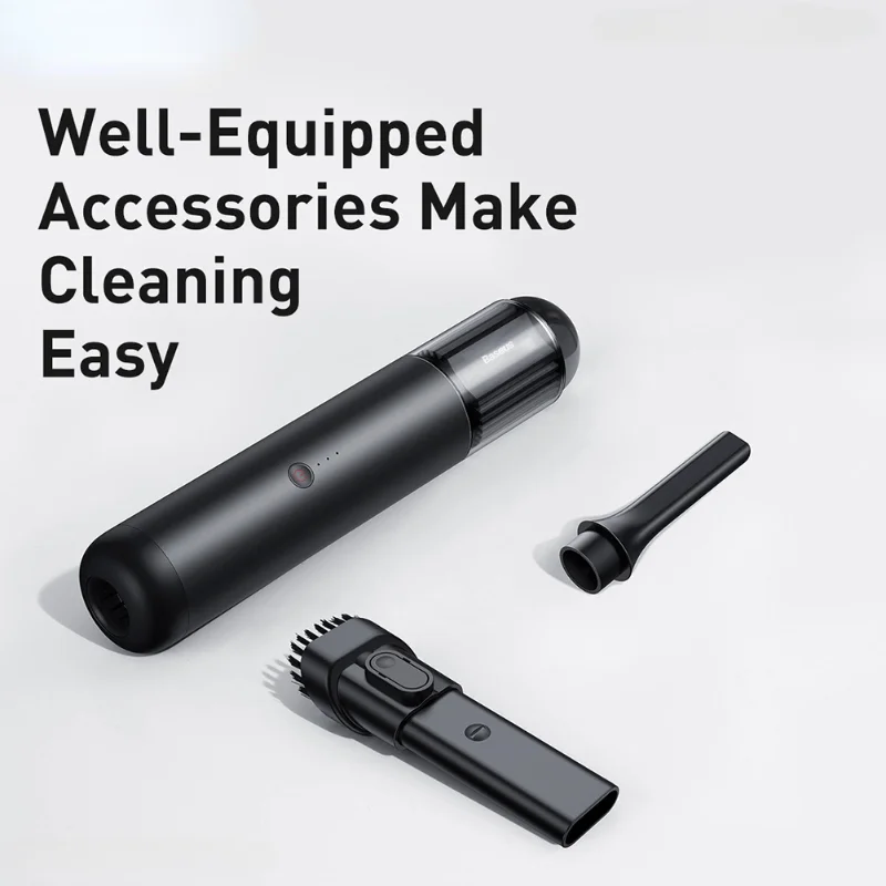 Xiaomi Baseus A3 Car Vacuum Cordless Mini Handheld USB Rechargeable 15000Pa 135W High Power Vacuum Cleaner QC3.0 Charging home