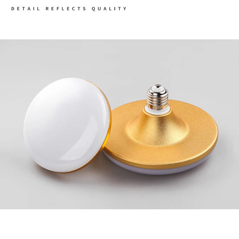 

20W LED Bulb 220v E27 Base Household Energy Saving Lamp Indoor Lighting Flying Saucer Light 6500k Ceiling Lamp Garage Light