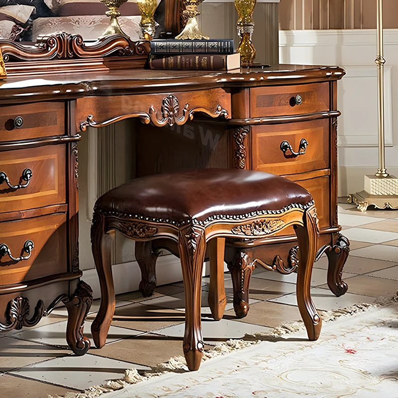 درج خشبي الغرور الجدول تصميم تخزين مرآة مخفية الزاوية ماكياج الغرور مكتب خمر أوروبا Kaptafel الأثاث للمنزل #4