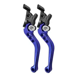 1 Pair Universal Fit For Motorcycle Modification Accessories Adjustable Front Rear Disc Brakes Double Disc Brake Handle Lever