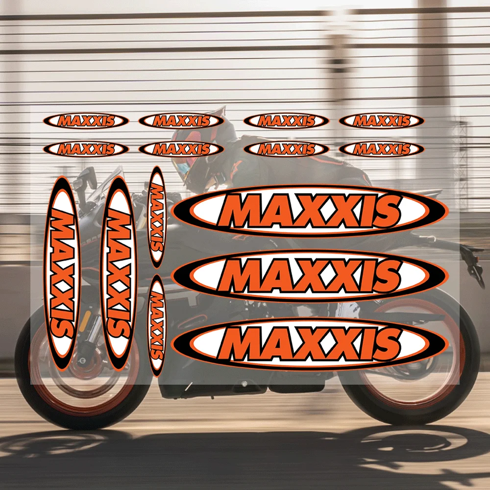 M-maxxis-S Mobil 1 데칼 세트 고품질 인쇄 및 컷 스티커 오토바이 스티커