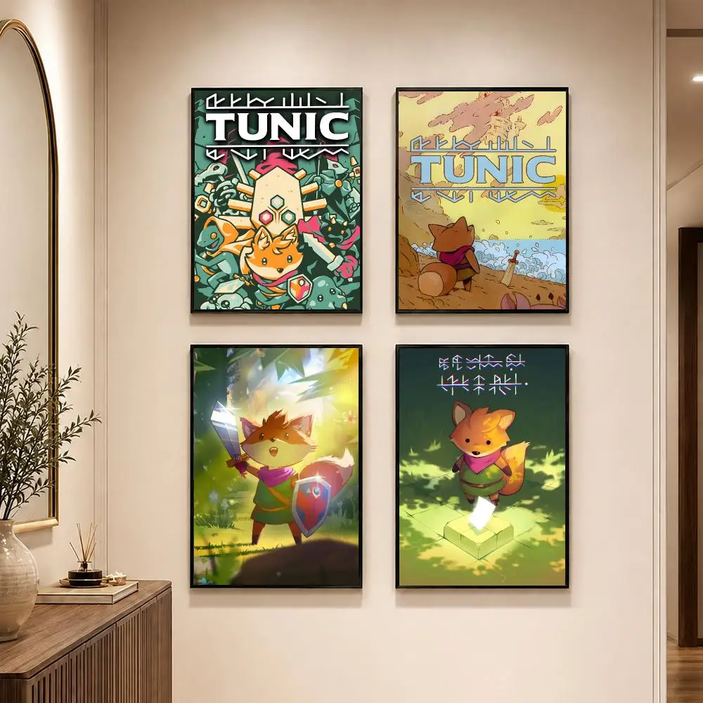 Video Game T-Tunic Poster Modern And Elegant Wall Stickers For Home Decor Living Room Dormitory Wall Art