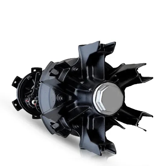 

New Hot Selling Wheel Hub German Trailer Spoke Shaft Parts Gray Iron Heavy Duty Trailer Rear Axle