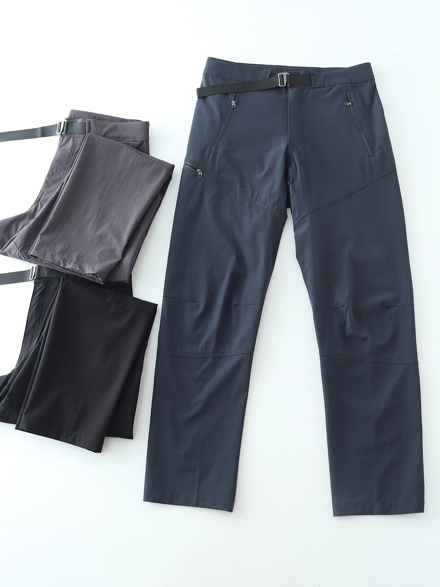 

Lightweight Casual Work Pants for Men Spring Autumn Multi-ket Wear-Resistant Qui-Dry Breathable High Elastici Leisure ...