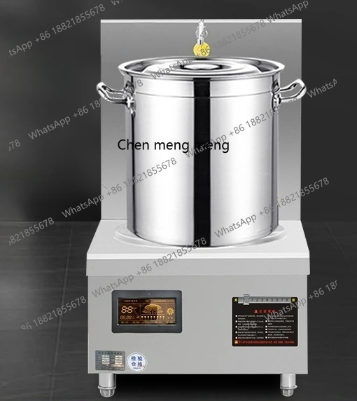 

Commercial Induction Cooker Braising Stove High-Power Single-Burner Flat Soup Stove for Canteens