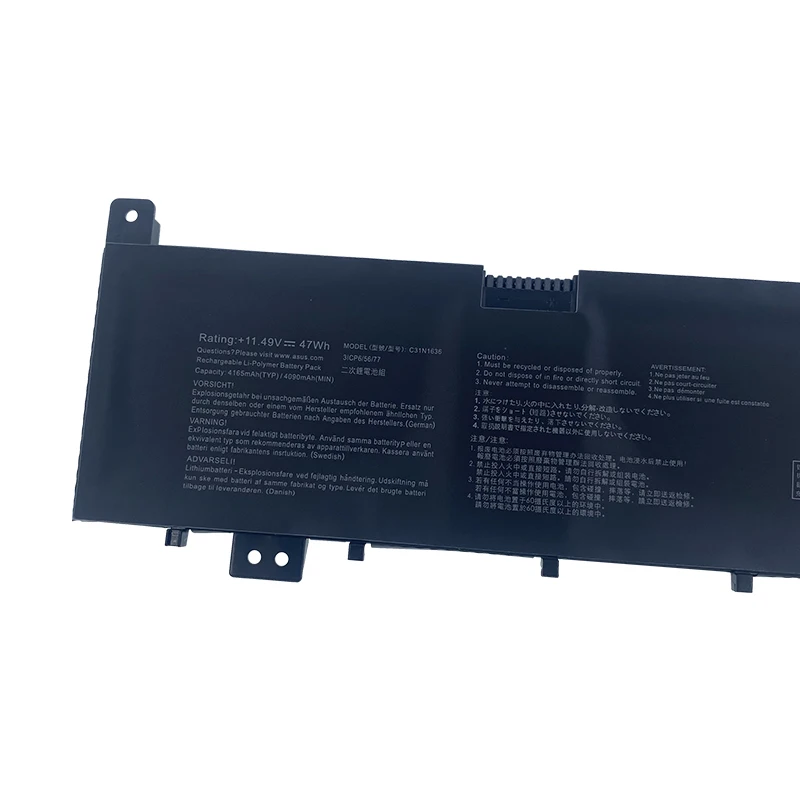 Imagem -04 - Bateria do Portátil para Asus N580vn N580vd Nx580v X580v X580vn X580gd N580vd N580vd Nx580vd7300 Nx580vd7700 C31n1636