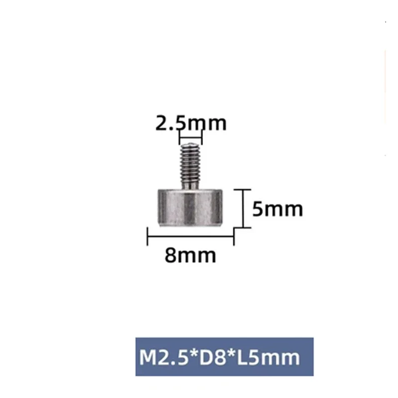 Dial Indicator Accessories Dial Indicator With Flat Probe Finely Ground Base Large Flat Probe Disc Type Probe Flat Head M2.5