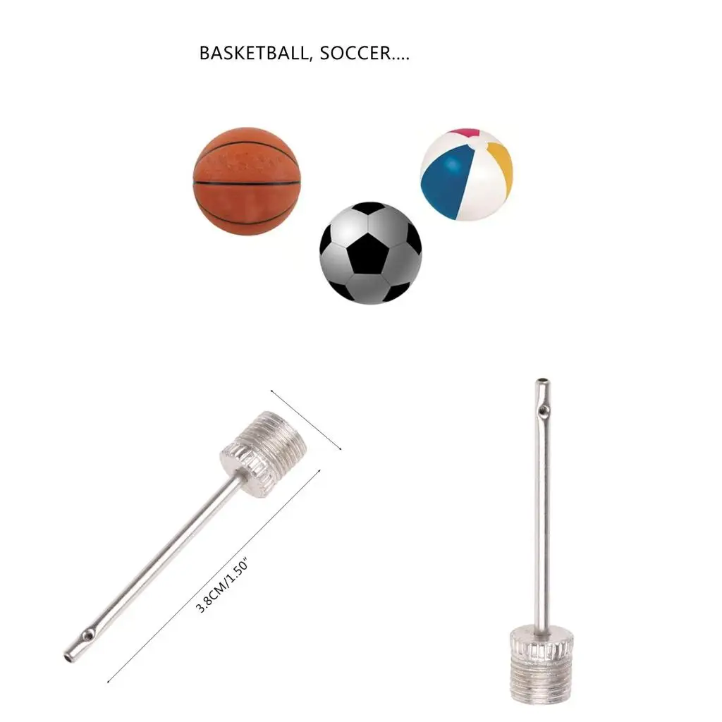 Q39E Air Pumps Needle Balls Pump Needle Adaptors for Football Basketball Soccer Ball volleyballs  Balls