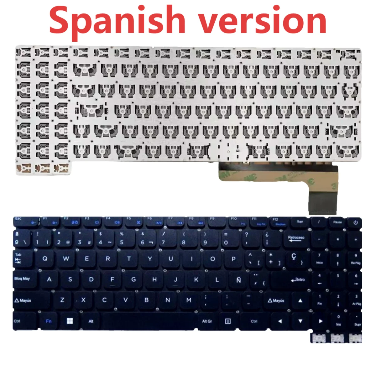 

GWTN156-11GN Spanish Keyboard For Gateway GWTN156-11 GWTN156-11BK GWTN156-11BL -11GN -11RD