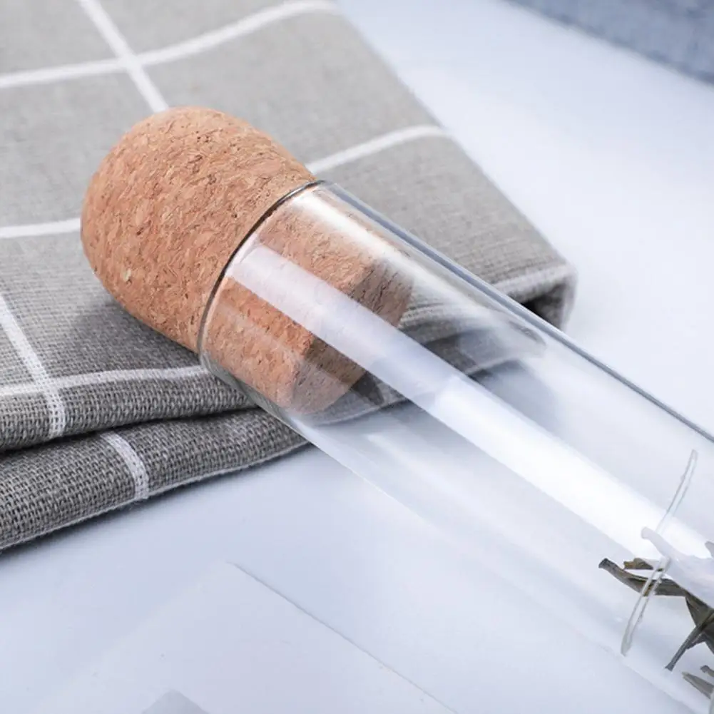 Infusore per tè in vetro tubo creativo Design in vetro colino da tè per tazza filtro fantasia per Puer Tea Herb Tea Tools accessori