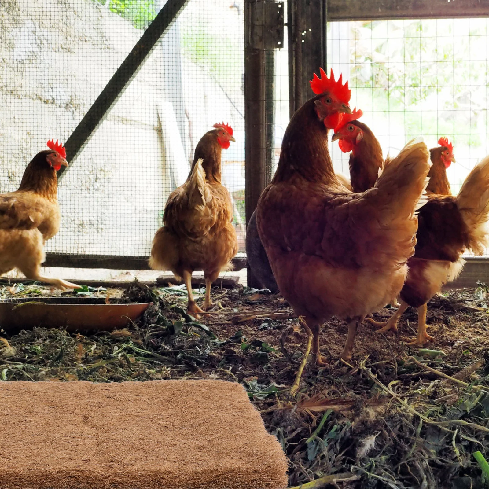 

1Pcs Moistureproof Coconut Fiber Hatching Pad Natural Egg Nesting Cushion for Pet Poultry Incubation Hatchery Comfortable