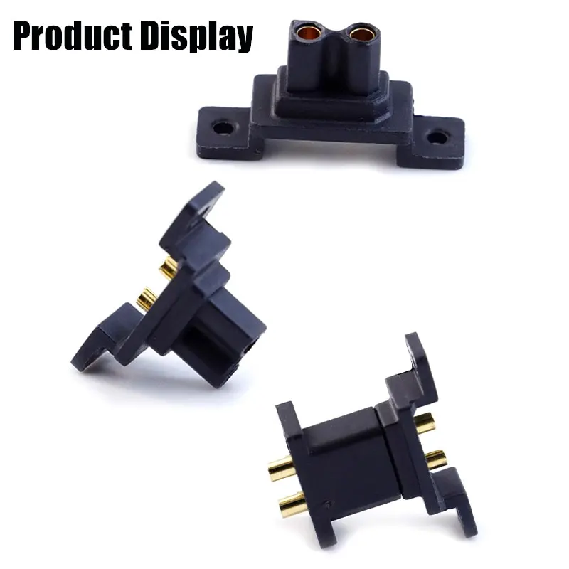 XT30G-MF Aviation Model Aviation Plug Socket XT30 with Fixed Female Head Connector Copper Male Female Docking Joint