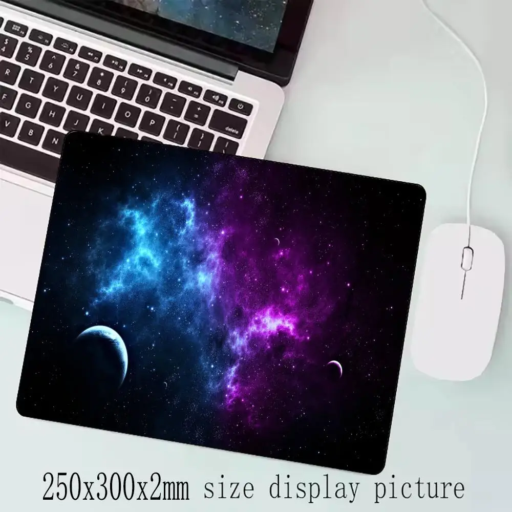 星空銀河マウスパッド大型コンピューターオフィスゲームテーブルマットXXLゴム製滑り止めゲーミングキーボードマウスパッドロングデスクパッド