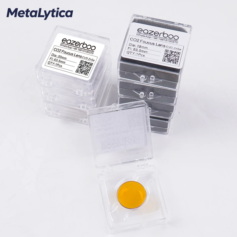 EAZERBOO CO2 ZnSe Focus Lens Dia.12/15/18/19.05/20mm FL38.1/50.8/63.5/76.2/95.2/101.6/127mm for Laser Engraving Cutting Machine