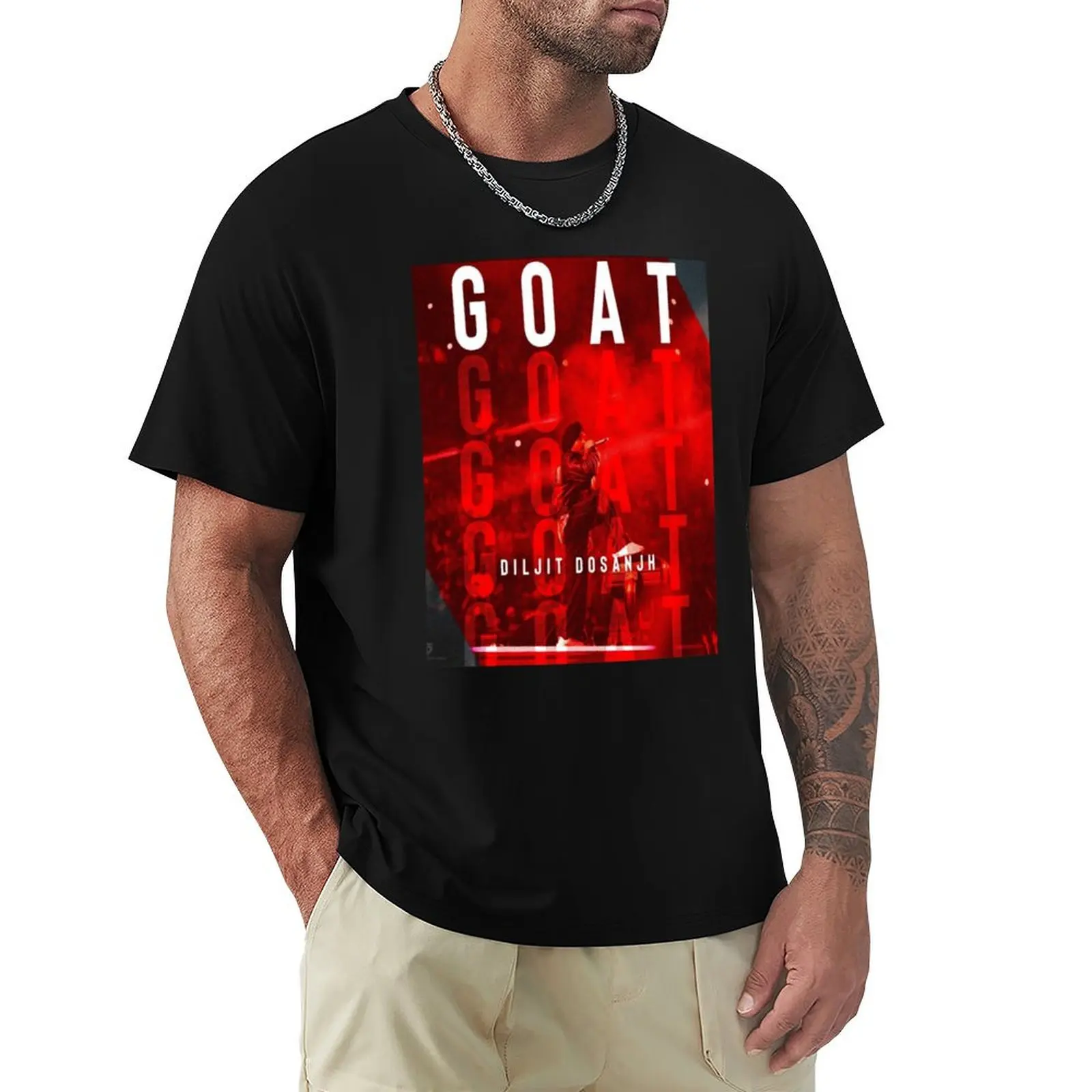 

diljit dosanjh Sticker T-Shirt blue lock Aesthetic clothing funny t shirts men