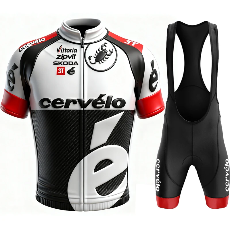 Terno de ciclismo masculino mtb conjunto camisa shorts babador cervelo blusa usar roupas uniforme mountain bike roupas verão estrada bicicleta masculino